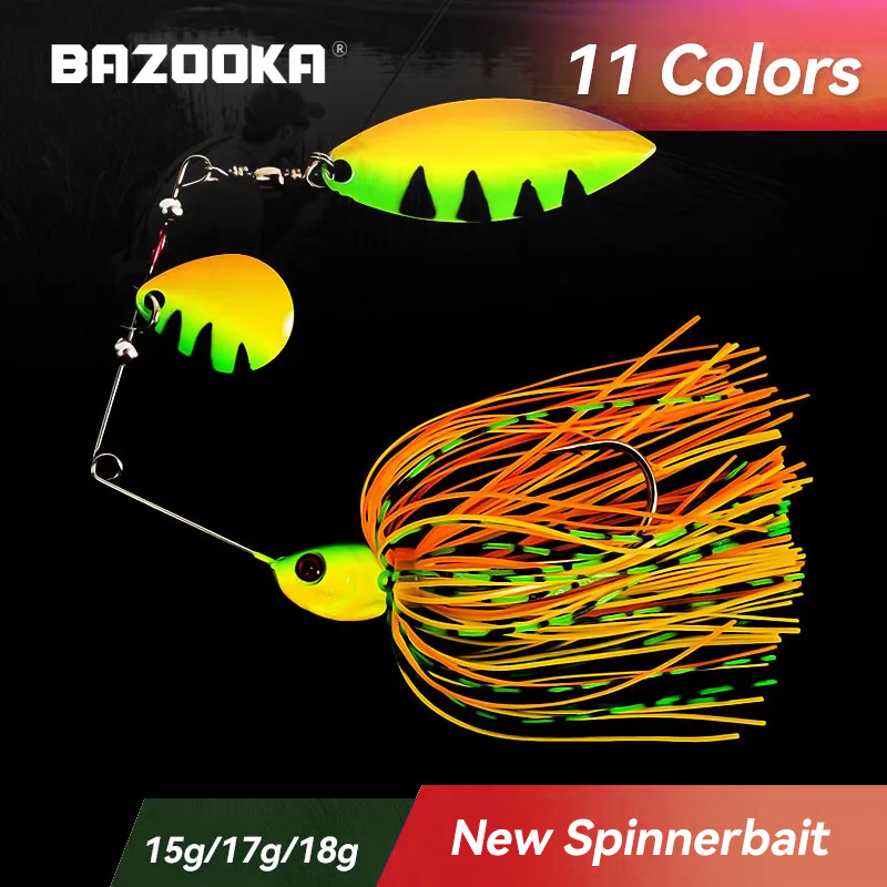 Fishing Lure Buzzbait - Bazooka 15g 18g Spinnerbait Esca da