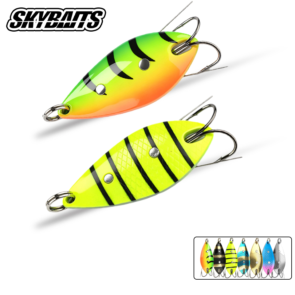 Fishing Lure Spinnerbait - SKYBAITS, microesca a forma di cucchiaio