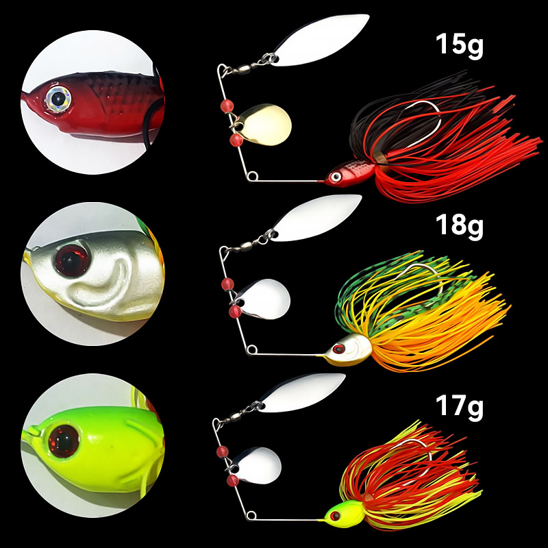 Bazooka 15g 18g Spinnerbait Es - Fishing Lure Buzzbait recensione e prezzo