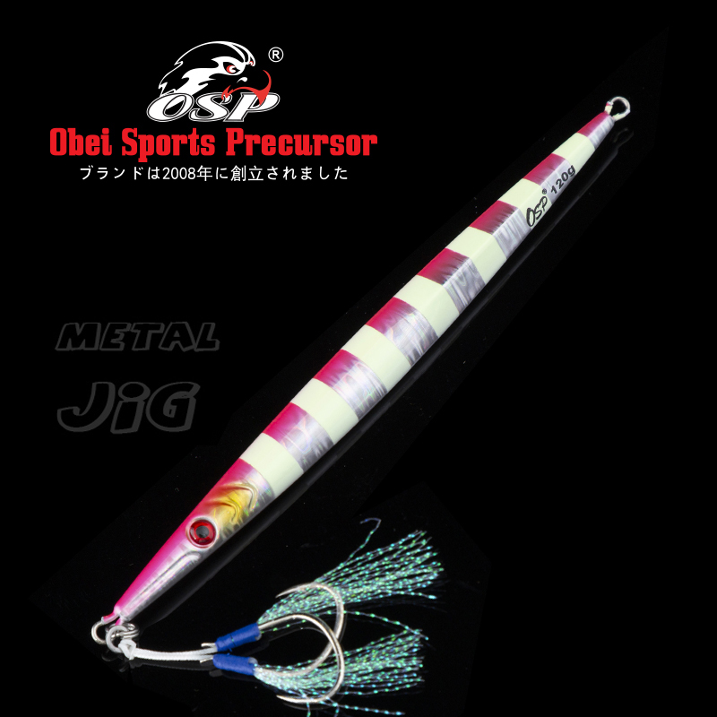 OSP 120-150g Metal Jigging Obe - Fishing Lure Spoon recensione e prezzo