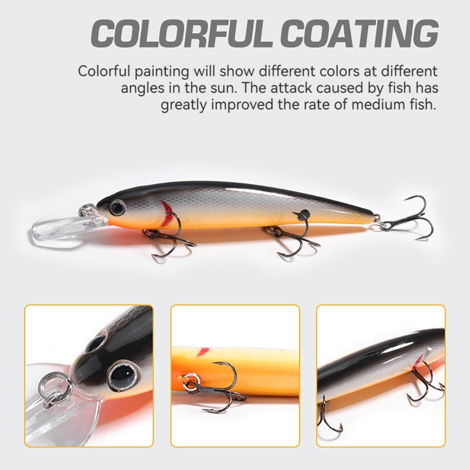12cm 17g Jerkbait Minnow Big C - Fishing Lure Jerkbait recensione e prezzo